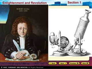 Section 1
Enlightenment and Revolution
 