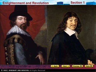 Section 1
Enlightenment and Revolution
 