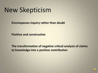 Scientific skepticism complete | PPTX