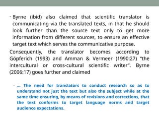 Science Translator scientific technical translation presentation | PPTX