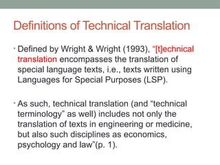scientific technical translation presentation | PPTX