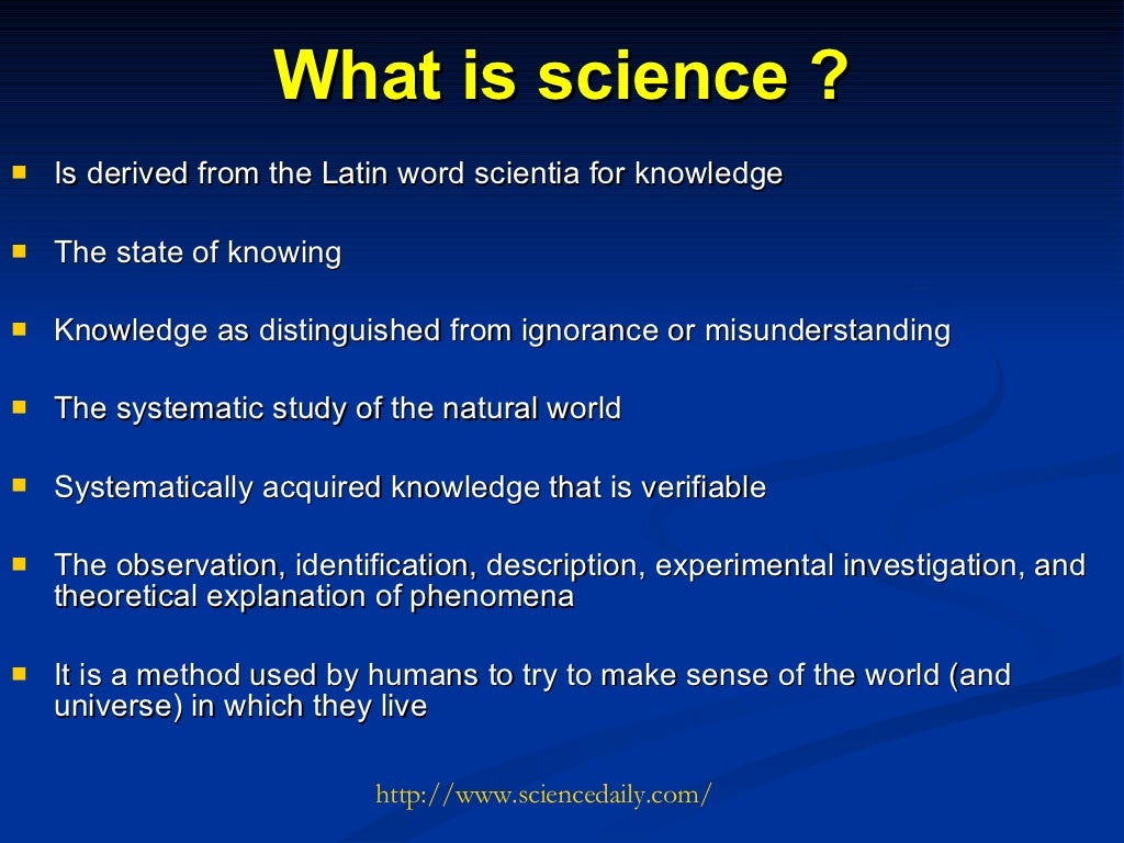 What Is Scientific Thinking