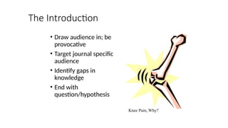 Provocative Introduction Scientific Writing.pptx research ppt Article writing updates | PPTX