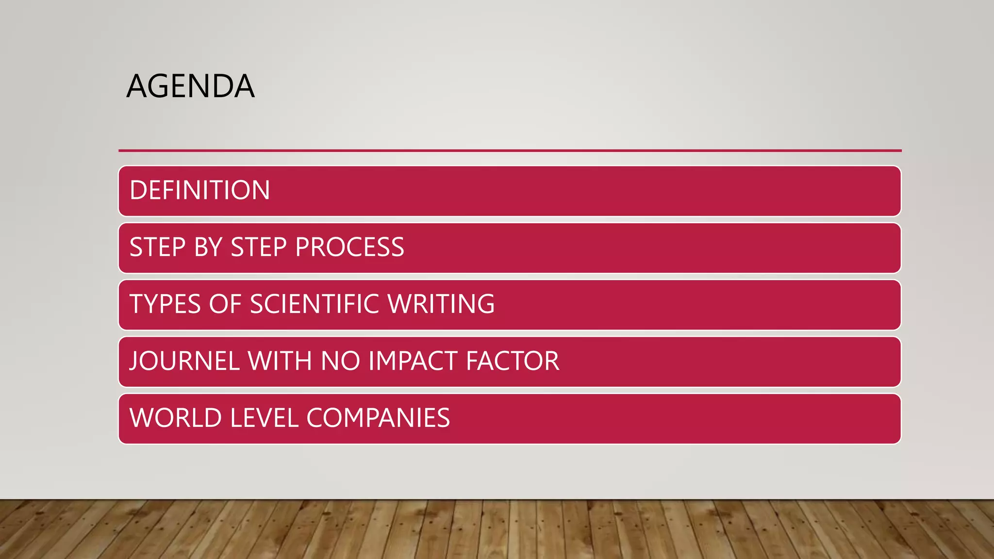 Scientific Writing 01 Pptx