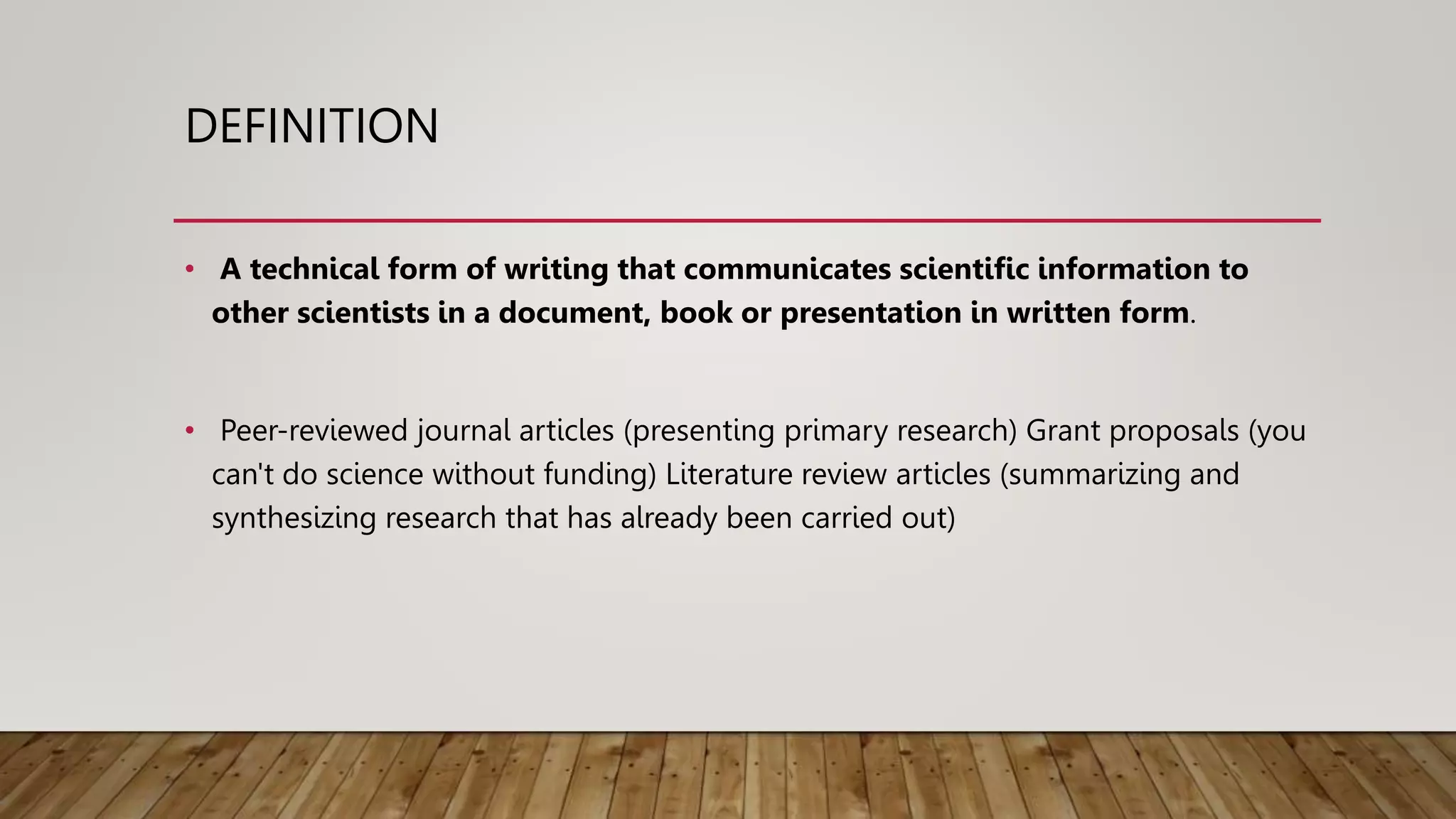 Scientific Writing 01 Pptx