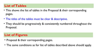 Table In Proposal Scientific Writing Lecture 2- Academic Research Proposal.ppt