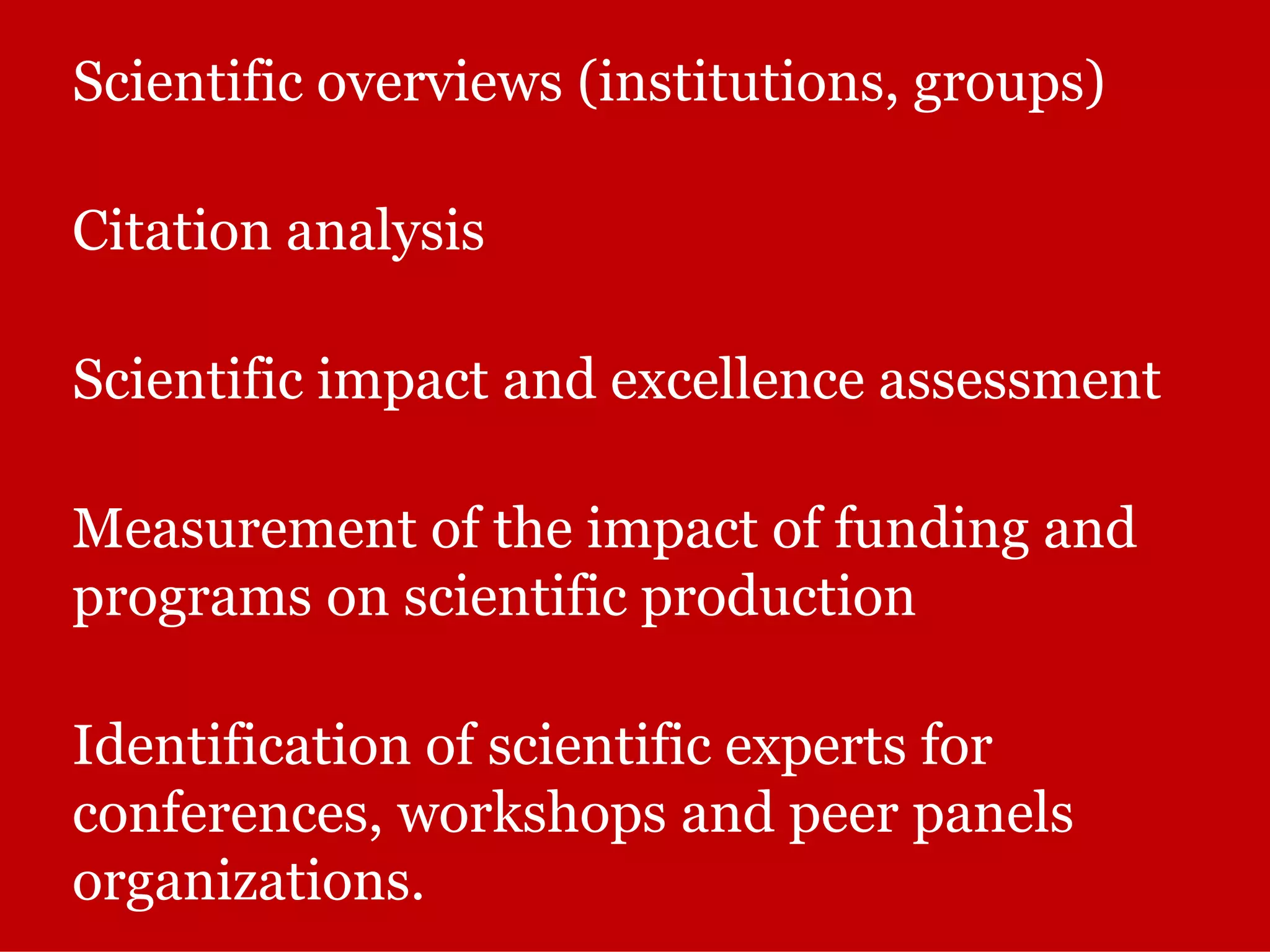 Scientific Data Management