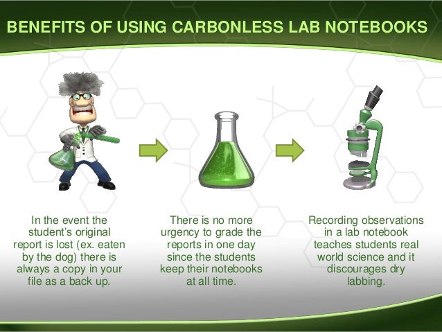 lab notebooks carbon copy