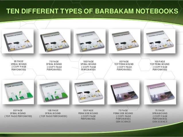 lab notebooks carbon copy