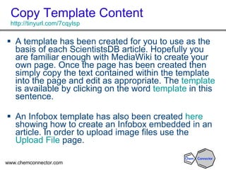 Copy Template Content http:// tinyurl.com/7cqylsp   <ul><li>A template has been created for you to use as the basis of eac...