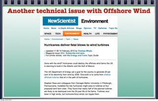 The Reality Regarding Fish & Offshore Wind
 