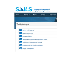 Scientix 5th SPNE London 24 April 2015: SAILS