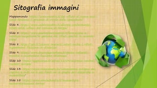 Sitografia immagini
Mappamondo: https://www.revetro.it/dal-rifiuto-al-nuovo-ecco-
come-funziona-il-processo-di-riciclo-della-spazzatura/
Slide 4: https://www.calabriawebtv.it/allarme-conferimento-
rifiuti-solidi-urbani-dal-comune-di-borgia/
Slide 5: https://www.assolombardaservizi.it/formazione-a-
catalogo/ecogestione/la-gestione-dei-rifiuti-speciali-in-azienda-
copy/
Slide 8: https://qds.it/catania-impianti-saturi-anche-i-rifiuti-
ingombranti-finiscono-in-discarica/
Slide 9: https://www.ilnuovoagricoltore.it/residui-colturali-
minima-e-micotossine-facciamo-chiarezza/
Slide 10: https://oggiscienza.it/2016/12/09/sicurezza-centrali-
nucleari-europa/
Slide 13: https://www.rosadamato.eu/commissione-europea-da-
ragione-a-m5s-no-a-uso-fondi-ue-in-puglia-per-discariche-e-
inceneritori/
Slide 15: https://www.amolachimica.it/inceneritore-
termovalorizzatore-torino/
 