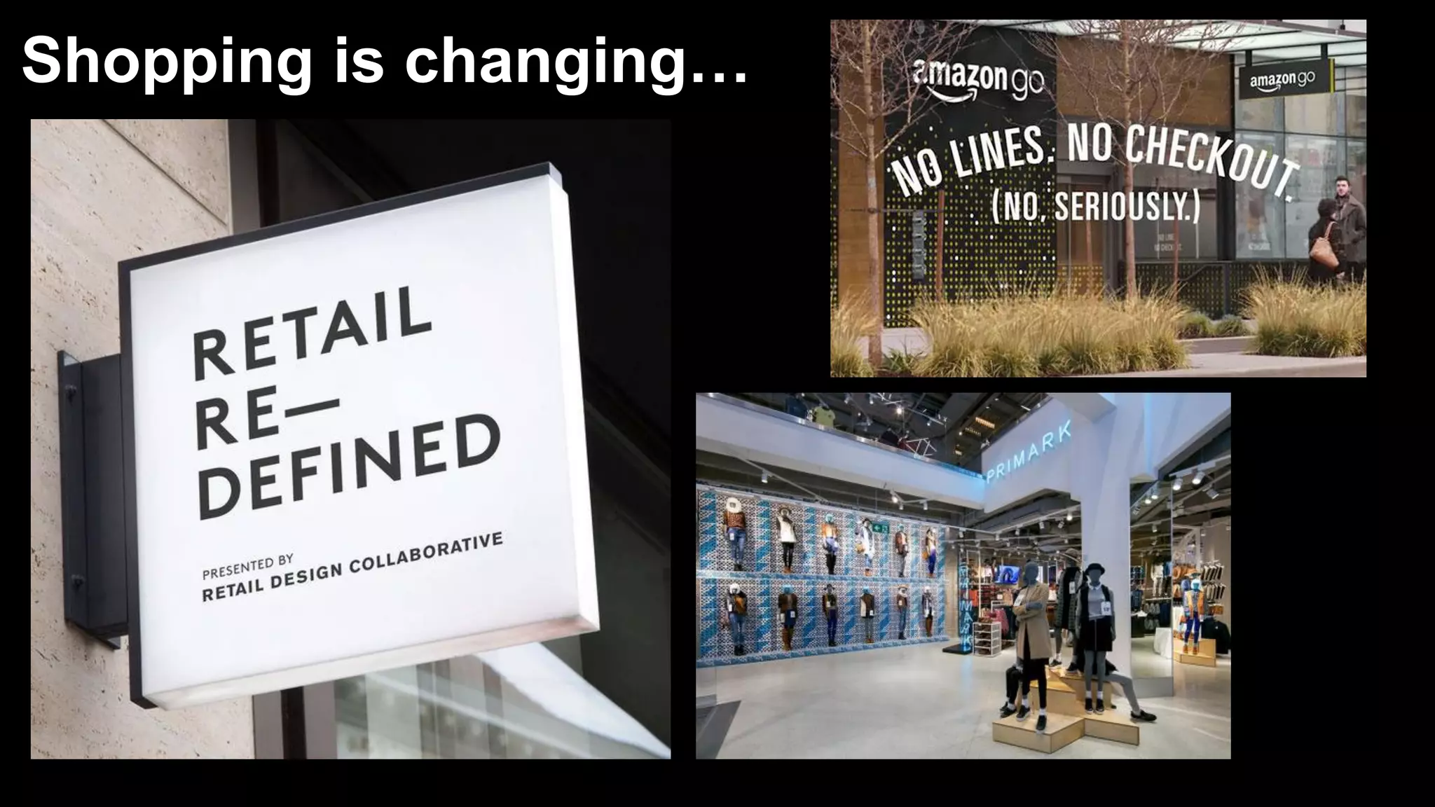 Shopping is changing…
 