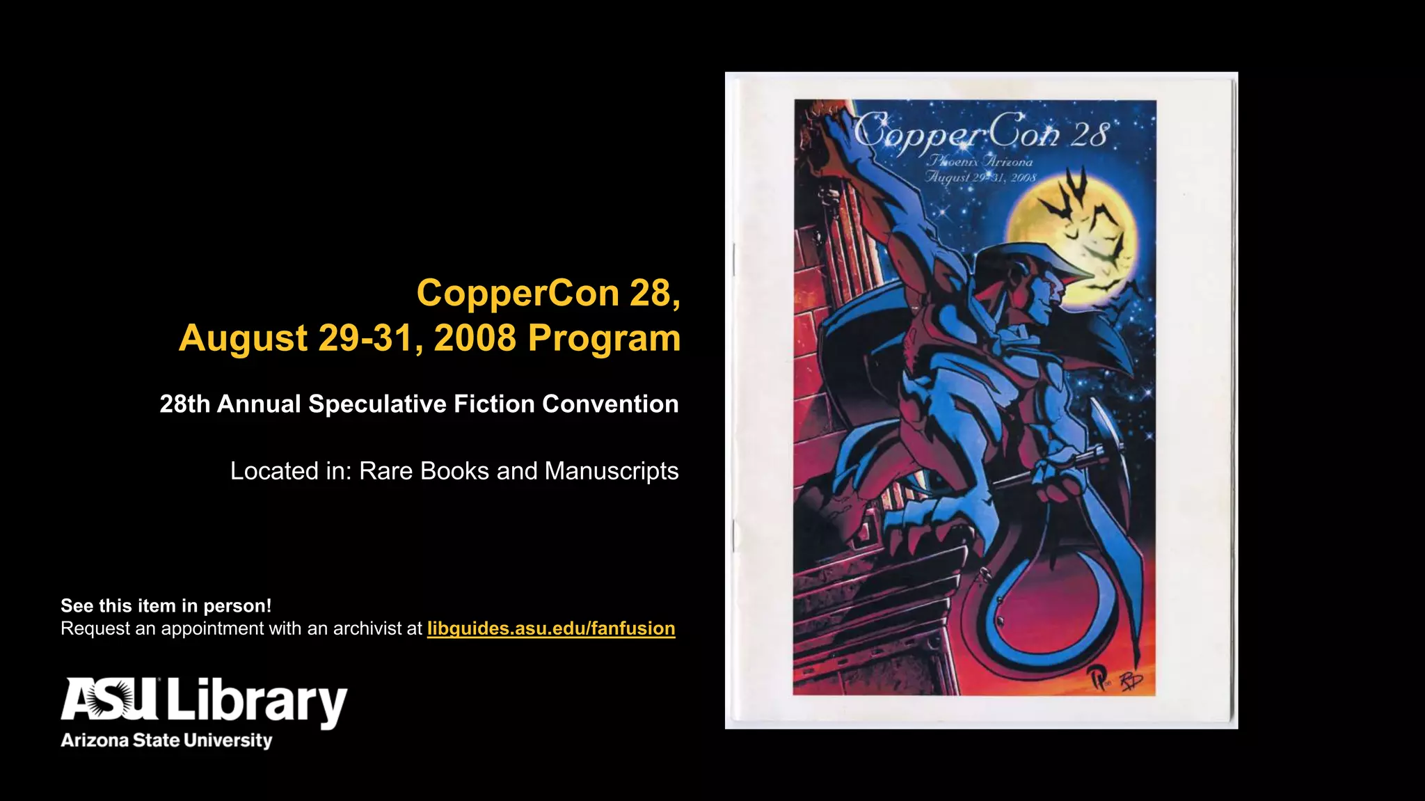 ASU Library SciFi History Collections PPT