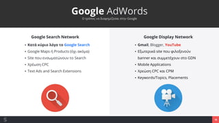Ad Structure
Από τι αποτελείται μια διαφήμιση AdWords
 