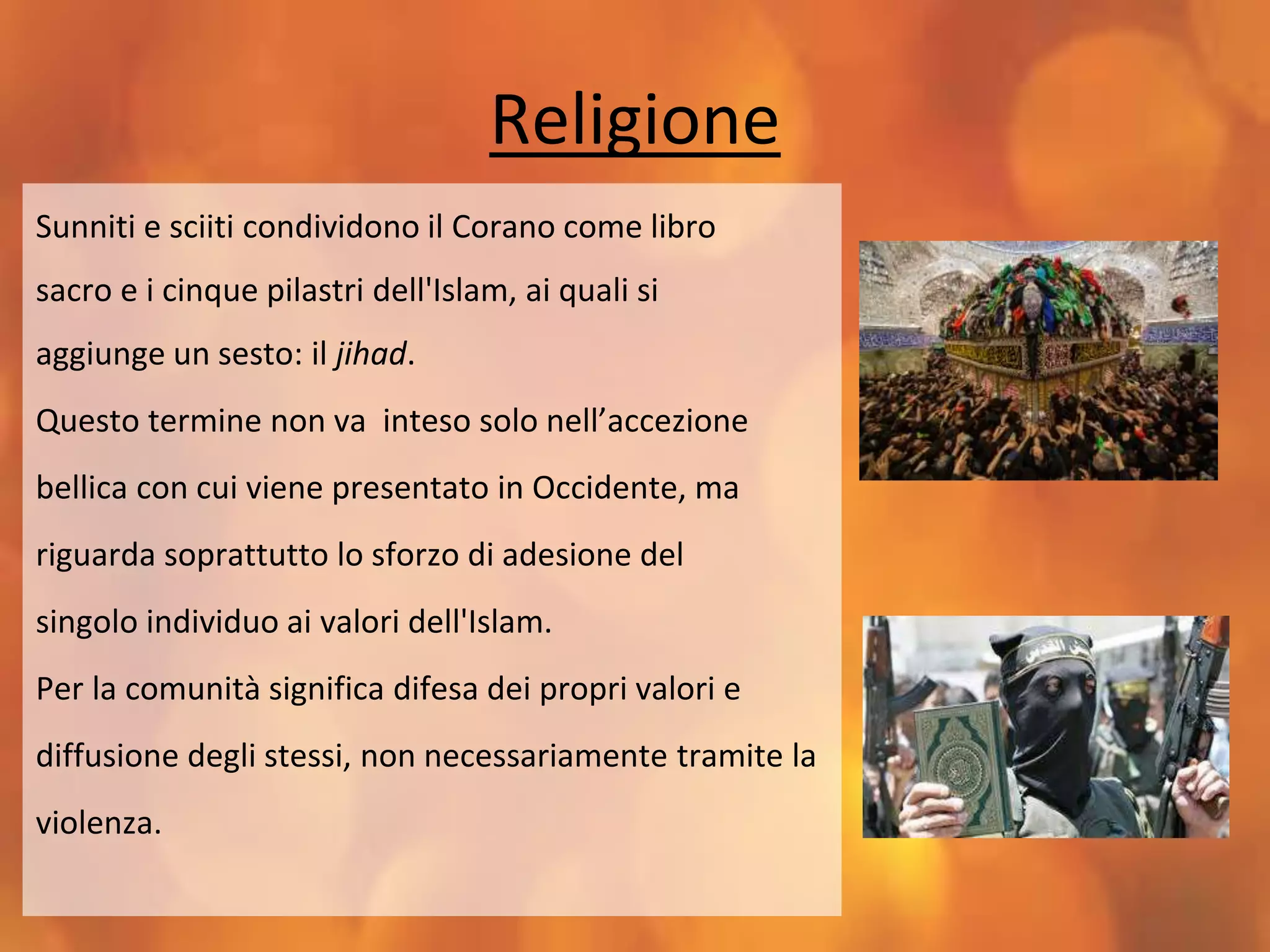 Sciiti e sunniti | PPT