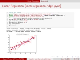 practice code along teach ipynb linear regression... Scikit-learn1 | PDF