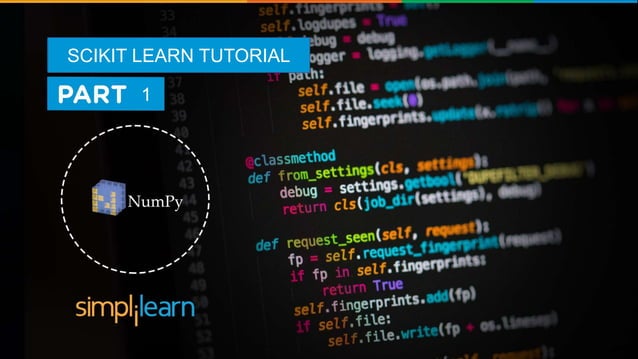 Scikit-Learn Tutorial | Machine Learning With Scikit-Learn | Sklearn ...