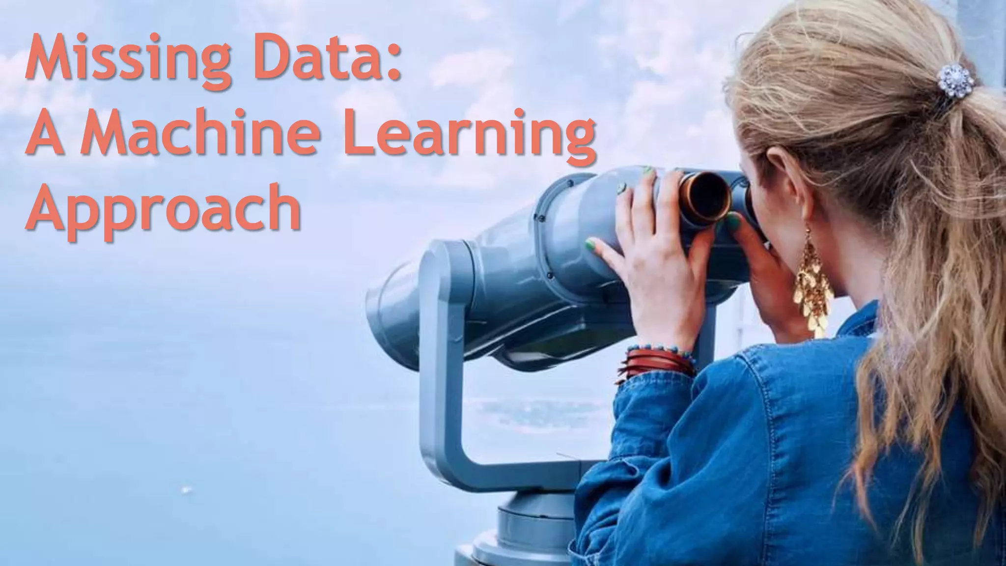 Missing Data: A Machine Learning Approach 