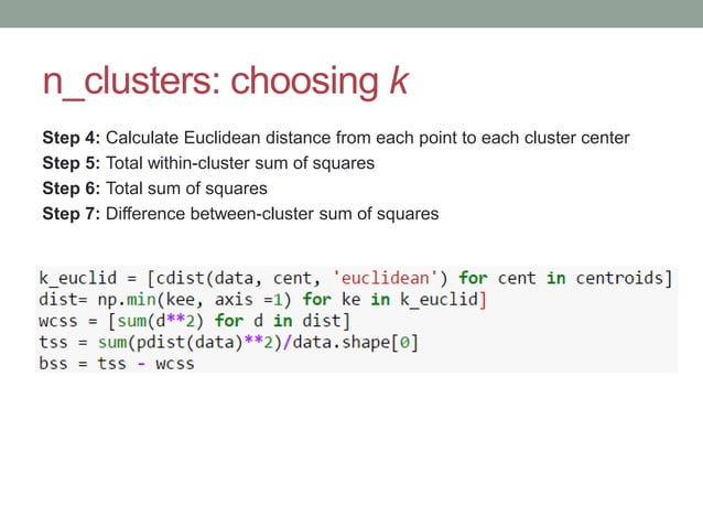 Clustering: A Scikit Learn Tutorial | PPT