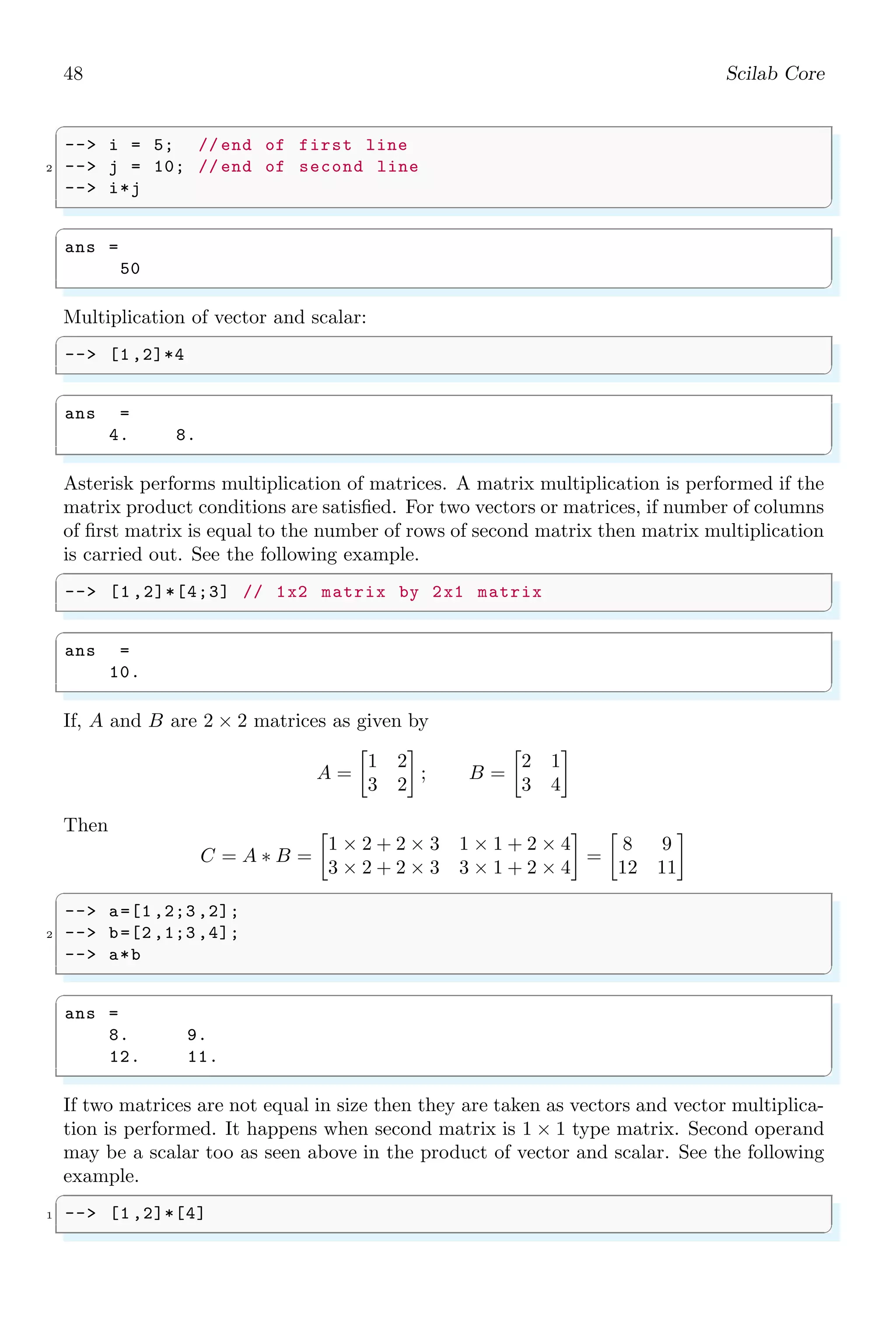 1 2
3 4

− λ

1 0
0 1
 