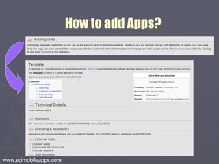 How to add Apps? www.scimobileapps.com 