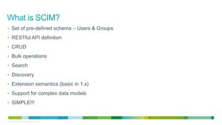 Scim overview | PPTX