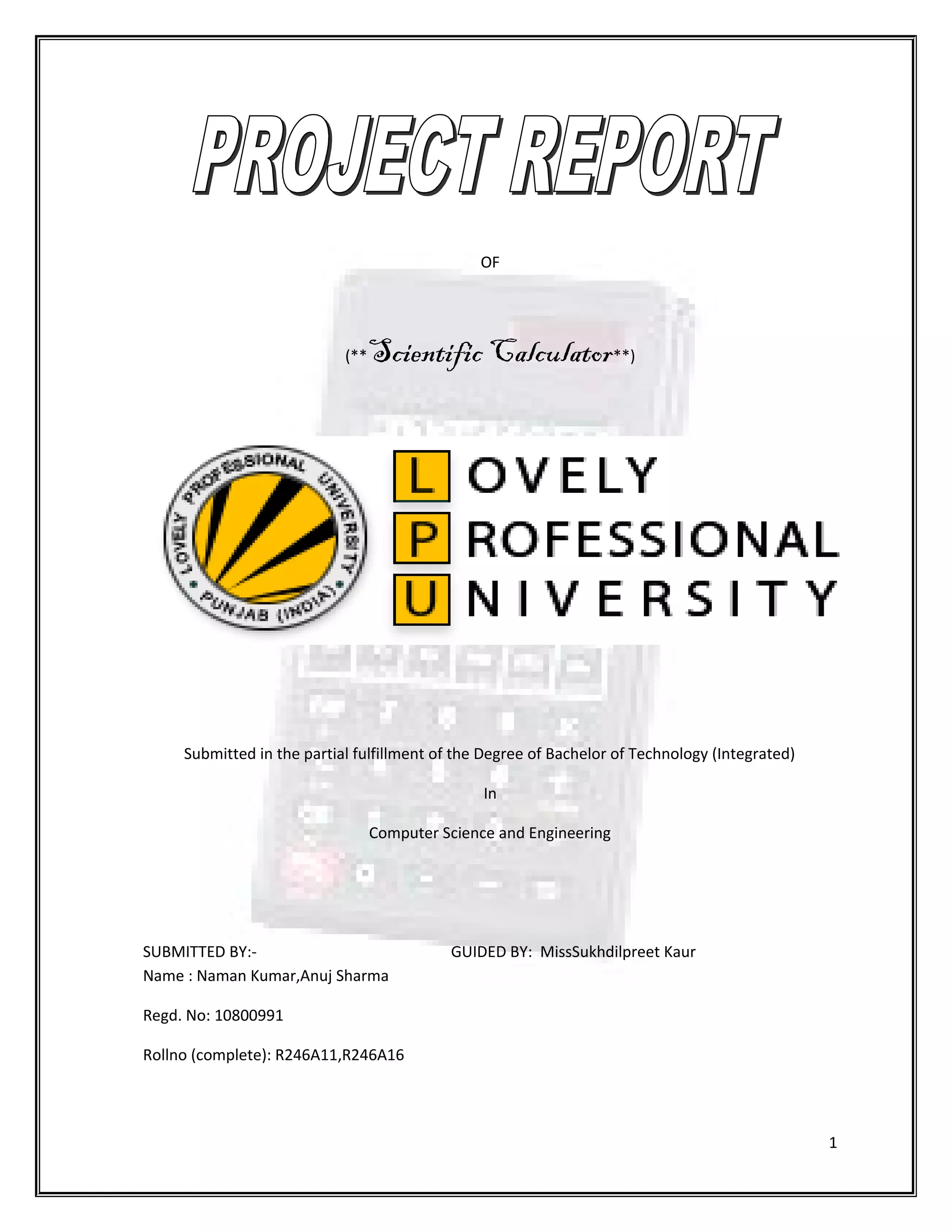 Scientific calculator in c | DOC