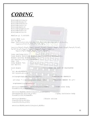 Scientific calculator in c | DOC