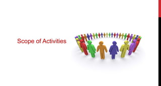 Scope of Activities
 