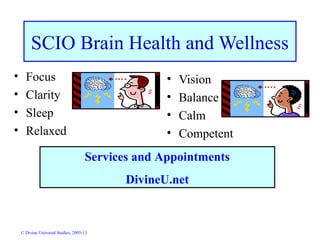 SCIO Quantum Biofeedback for Traumatic Brain Injuries | PPT