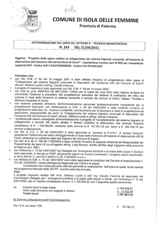 SCIOGLIMENTO CONSIGLIO COMUNALE ISOLA DURANTE D'ARPA BONUSO PIETRO RISO det.143 - 5settore.pdf