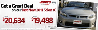 Get this Scion before someone else does!