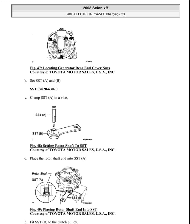 Scion xb 2008 service repair manual PDF