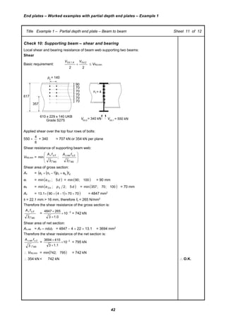 Self Performance Review Examples Pdf SCI_P358 Simple Joints to Eurocode 3 Steel | PDF