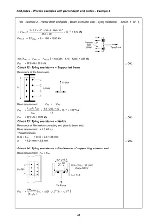 Self Performance Review Examples Pdf SCI_P358 Simple Joints to Eurocode 3 Steel | PDF