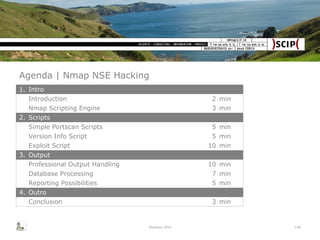 Advanced Nmap NSE Scripting for IT Security Professionals | PPT