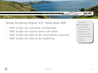 Advanced Nmap NSE Scripting for IT Security Professionals | PPT