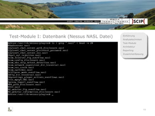 Test-Module I: Datenbank (Nessus NASL Datei) 