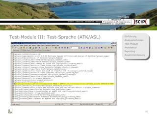 Test-Module III: Test-Sprache (ATK/ASL) 