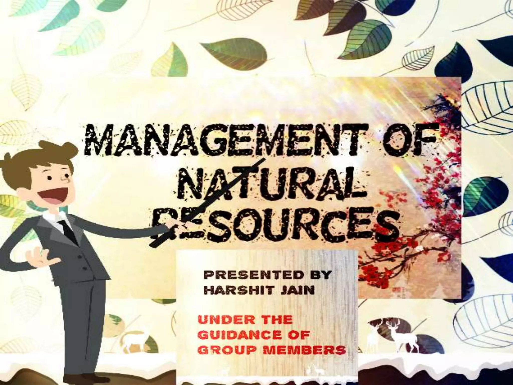 Management Of Natural Resource Class 10 Science PPT Project PPT