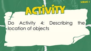 Describing Object Positions Using Reference Points and Positional Words ...