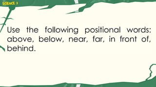 Object Postions Describing Object Positions Using Reference Points in Everyday Contexts ...