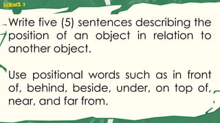 Describing Object Positions Using Reference Points in Everyday Contexts ...