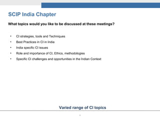 Scip India Chapter Survey | PPT