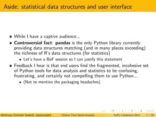 Scipy 2011 Time Series Analysis in Python