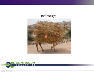 ndimage




Saturday, March 17, 12
 