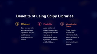 Scipy Libraries to Work with Various Datasets.pptx