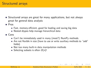 Data Structures for Statistical Computing in Python | PDF | Programming ...